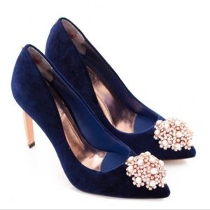 ted baker heels blue